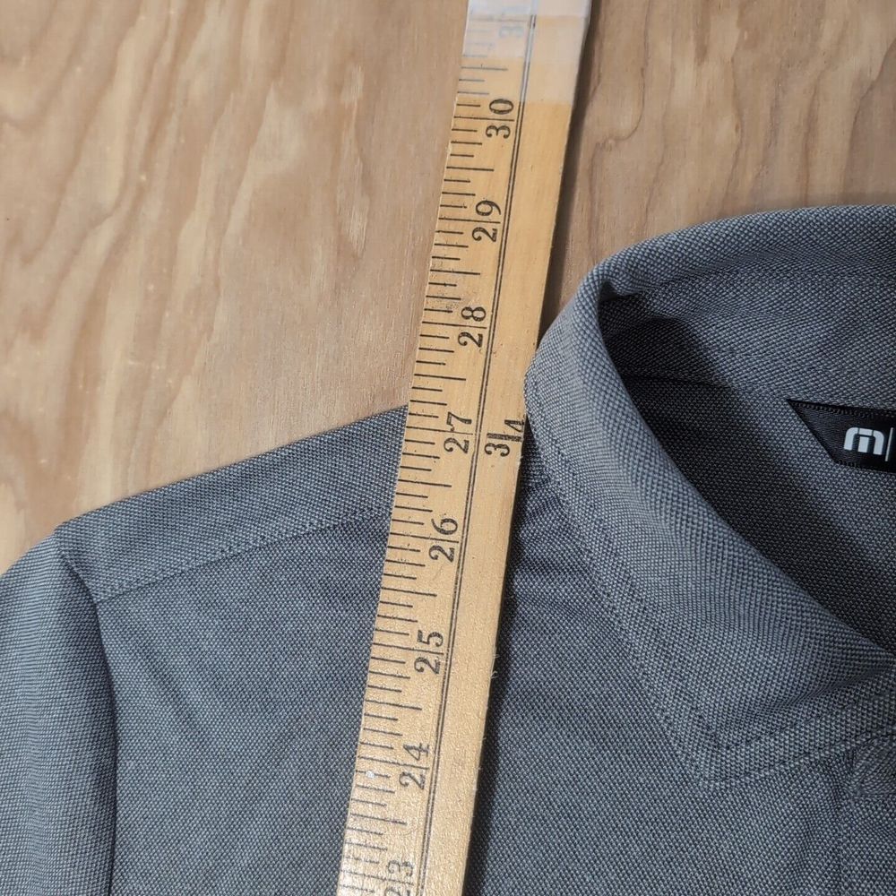 RARE‎ NEW Travis Mathew Beaver Golf Flag Graphic Mens Sm Gray Golf Polo Logos - Picture 4 of 7